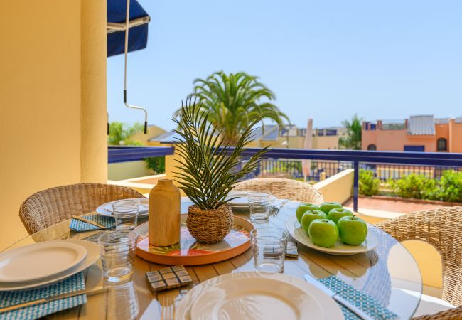 terraza casa vacaciones cerca de la playa de meloneras