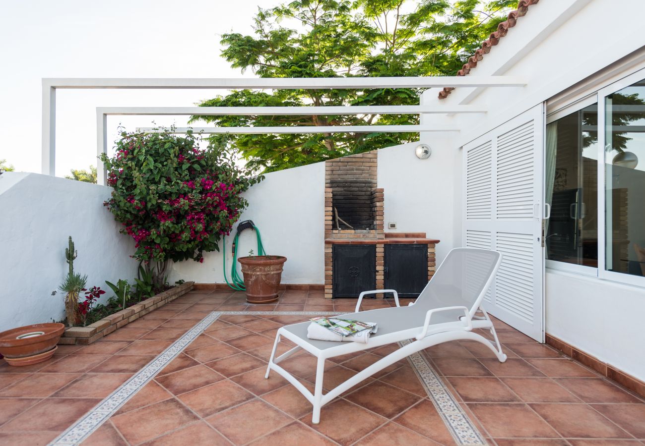 große terrasse ferienhaus in maspalomas gran canaria