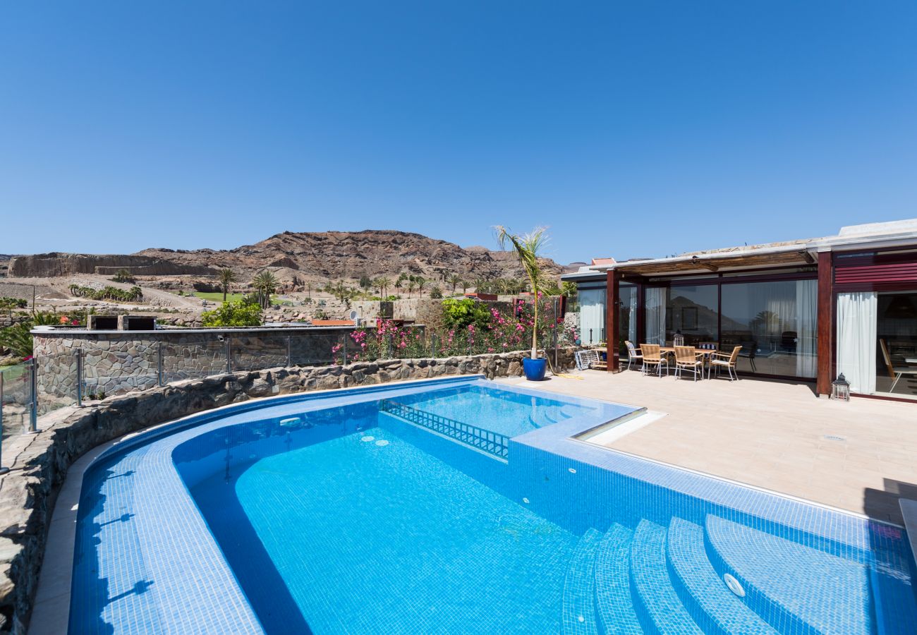 haus mit beheiztem pool anfi tauro gran canaria