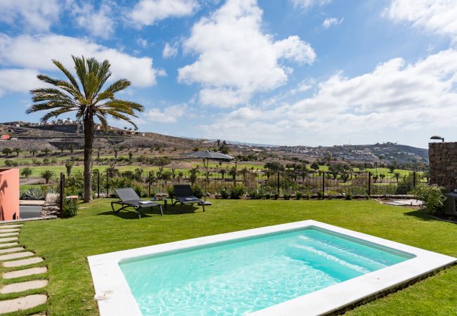 Villa Tabaibas in Salobre mit Blick auf den Golfplatz