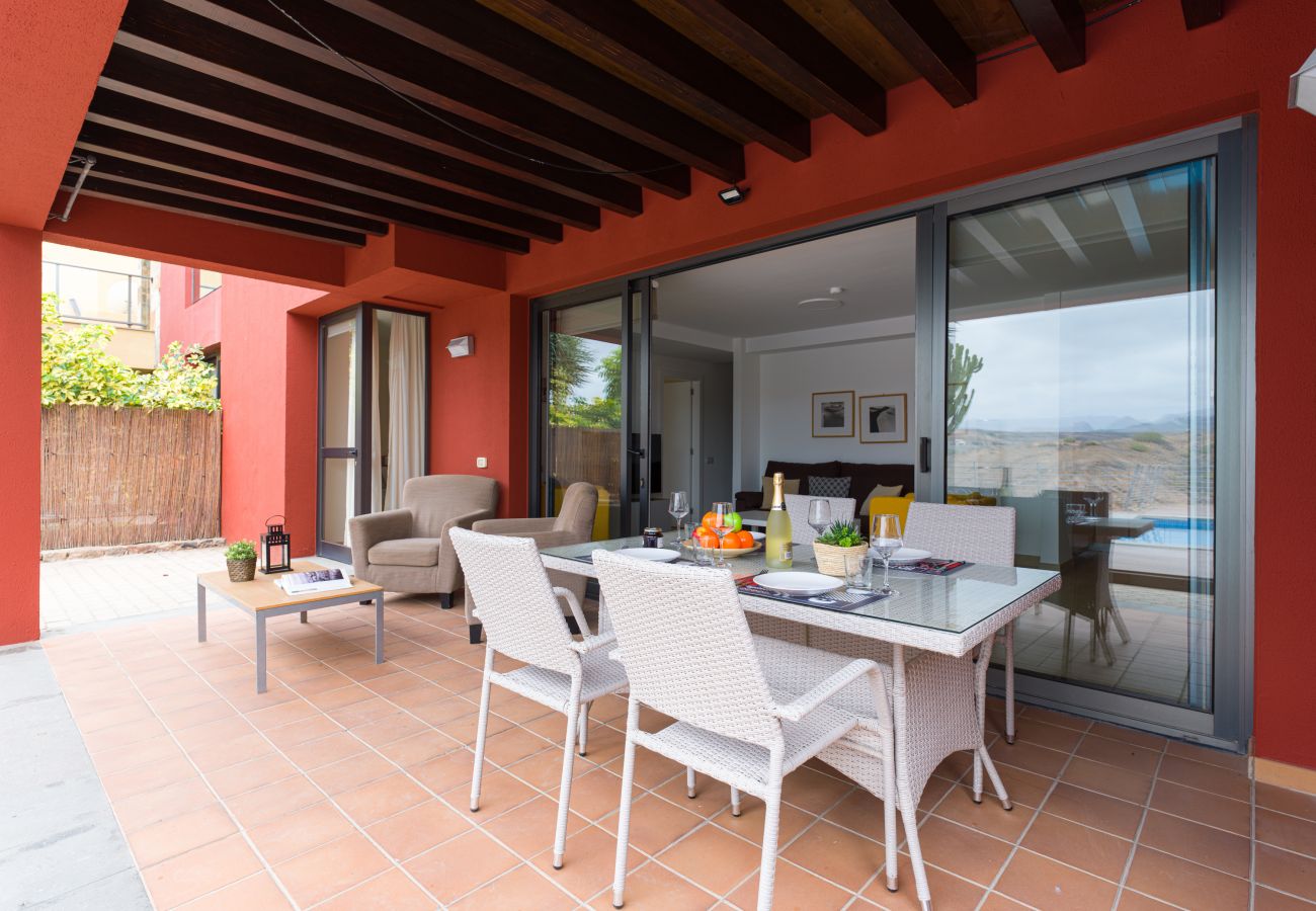 villa with terrace and pool at el salobre golf gran canaria 